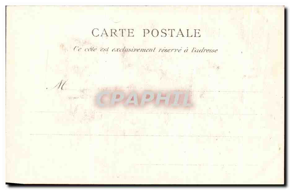 CPA La Malmaison Ancienne residence de l'empereur Napoleon 1er le grand vestibule des gardes — Rückseite
