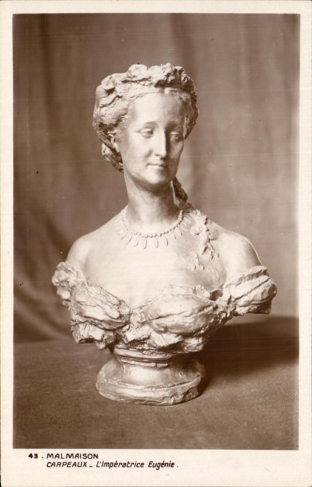 CPA Malmaison Carpeaux L'Imperatrice Eugenie