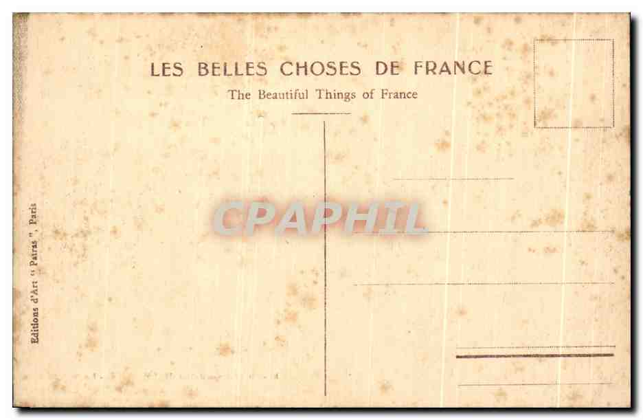 CPA Le Chateau de La Malmaison La Bibliotheque — Rückseite