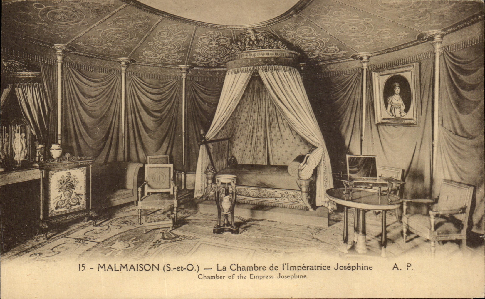 CPA Malmaison La Chambre de I'Imperatrice Josephine 