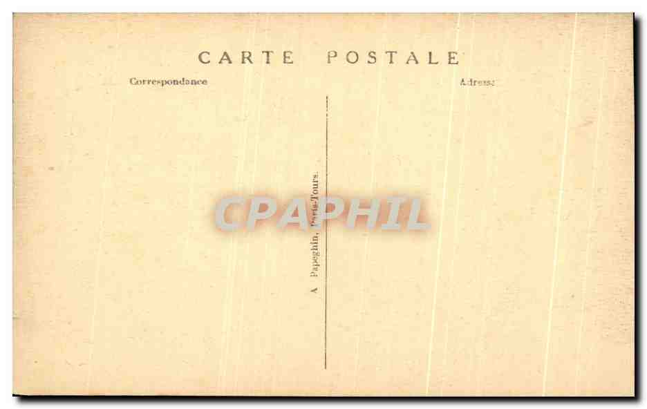 CPA Malmaison La Chambre de I'Imperatrice Josephine  — Rückseite