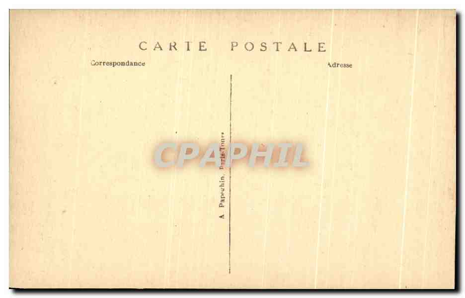 CPA Malmaison La Chambre de premier Consul aux Tuileries — Rückseite