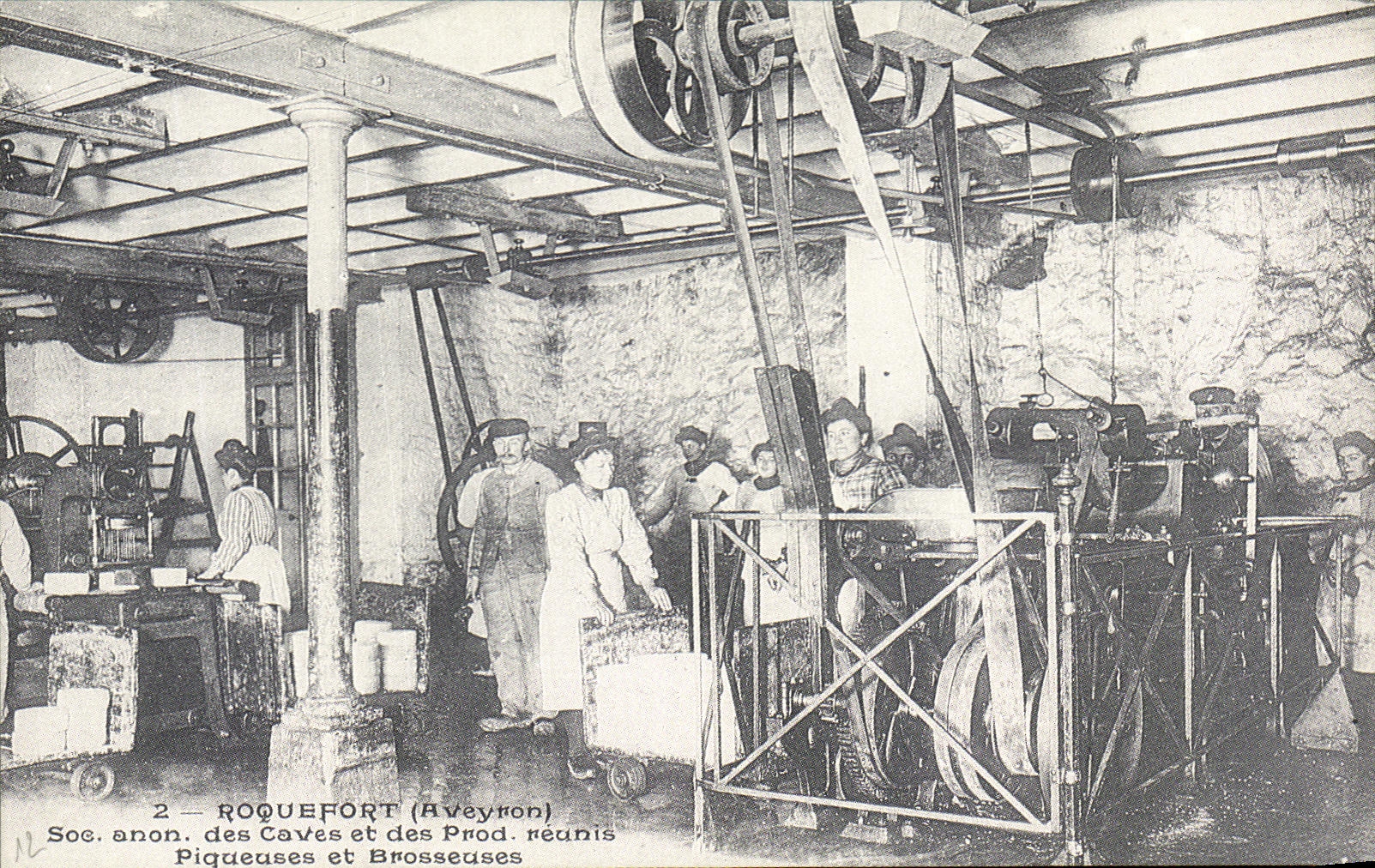REPRO Roquefort Soc anon des Caves et des Prod reunis Pigueuses et Brosseuses
