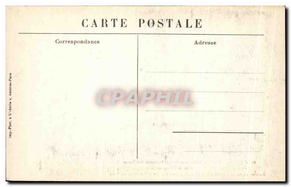 CPA Rueil Chateau de la Malmaison Ancienne Residence de Napoleon 1er de l'imperatrice Josephine  — Rückseite
