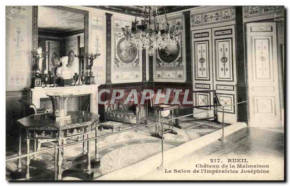 CPA Rueil Chateau de la Malmaison Le Salon de I'Imperatrice Josephine