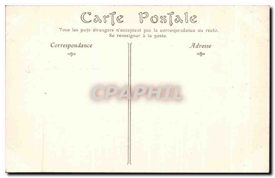 CPA Rueil Chateau de la Malmaison Salon de reception de l'imperatrice Josephine  — Rückseite