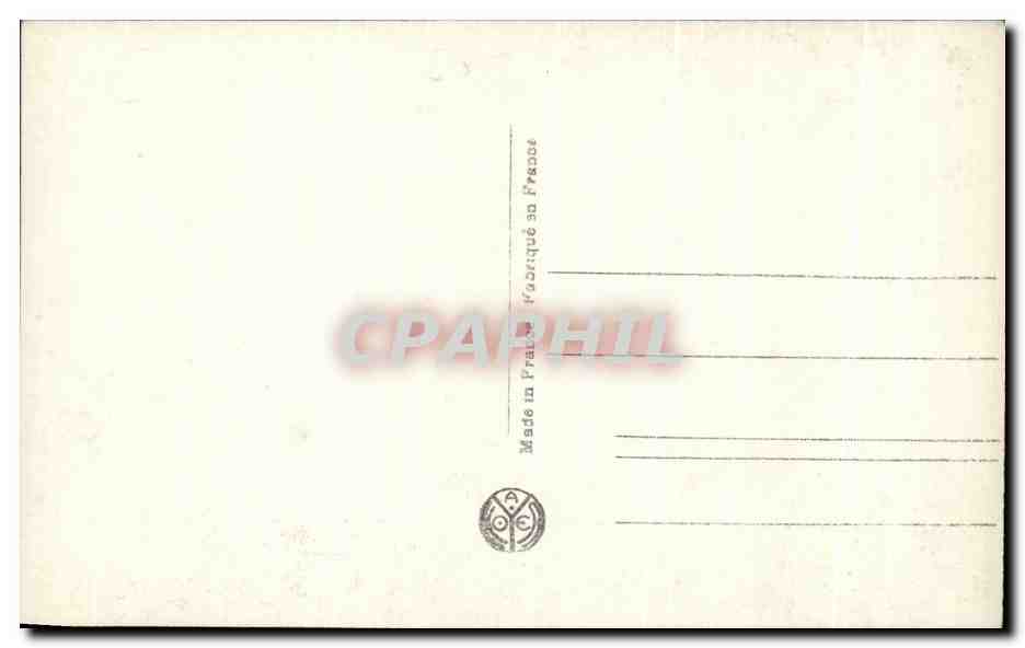 CPA Chateau De La Malmaison Le Bureau De Campagne De Napoleon 1er — Rückseite