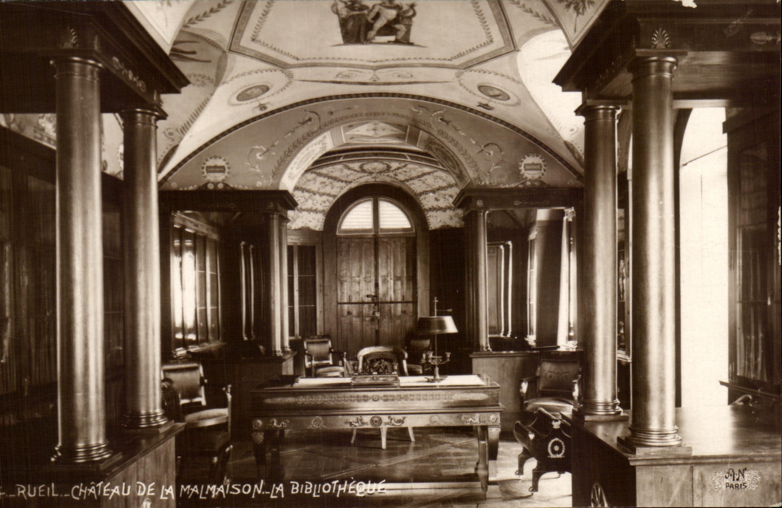CPA Rueil Chateau De La Malmaison La Bibliotheque