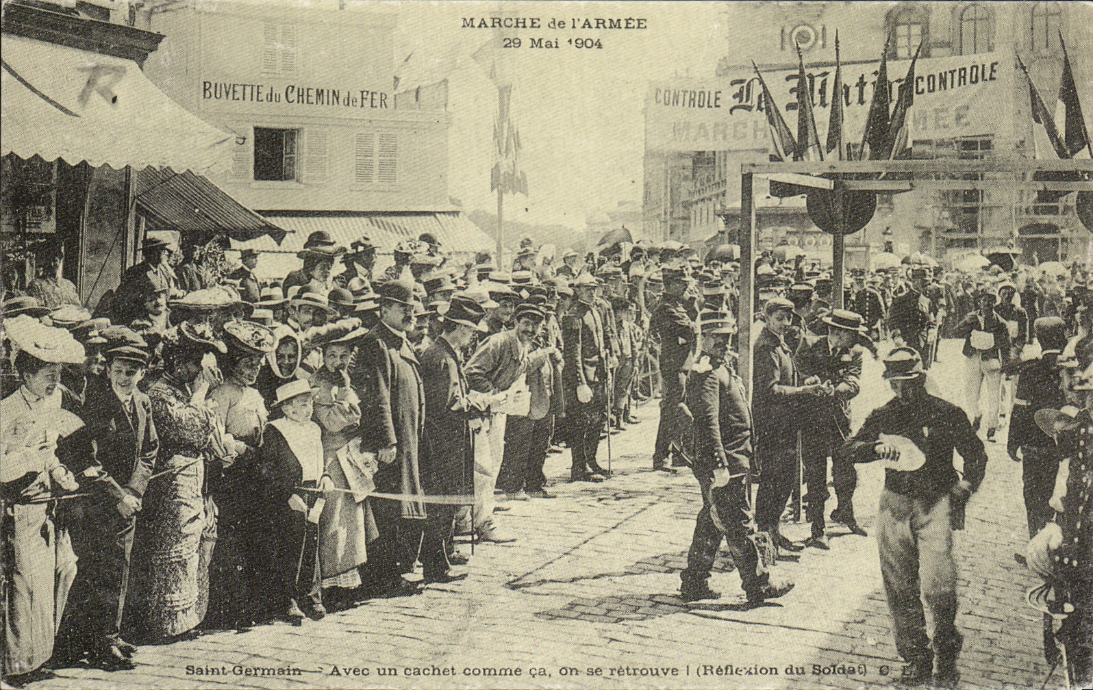 REPRO Marche De l'Armee Saint Germain Militaria