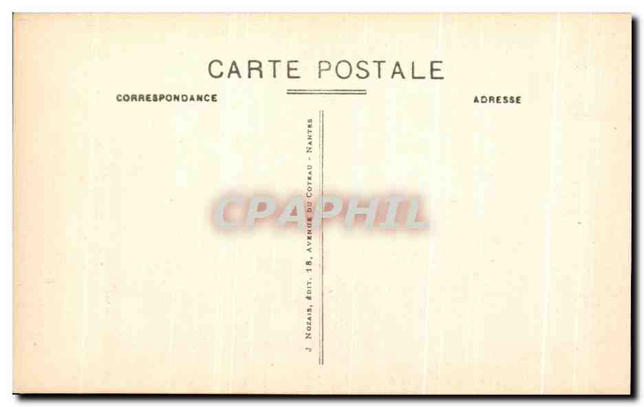 CPA Calvaire De Pontchateau Jesus Est Cloue La Croix — Rückseite