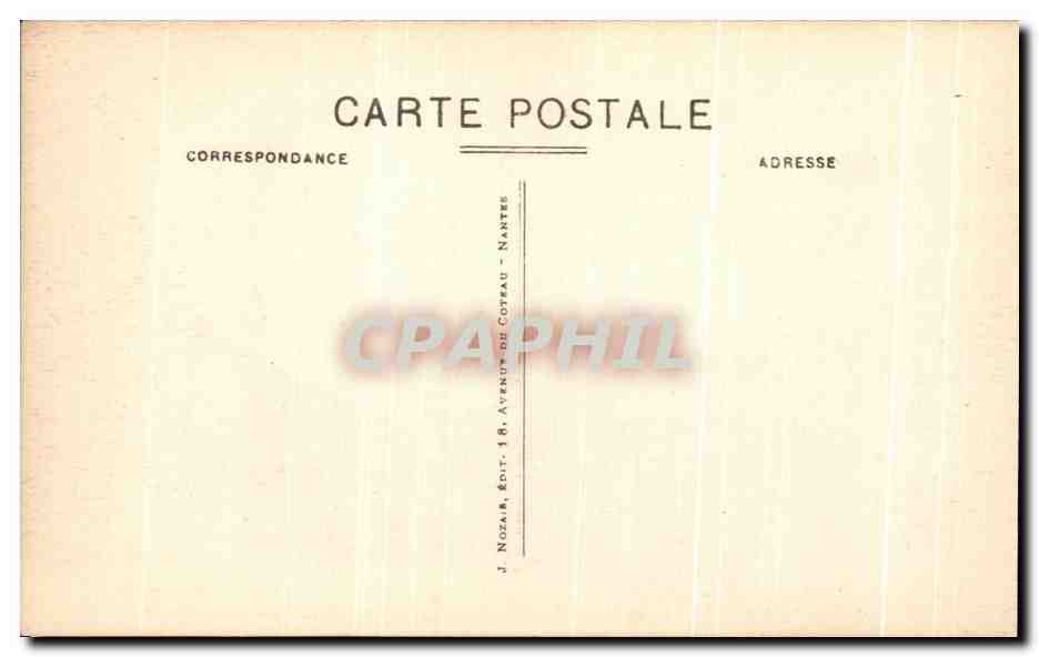 CPA Calvaire De Pontchateau Jesus Est descendu De La Croix — Rückseite