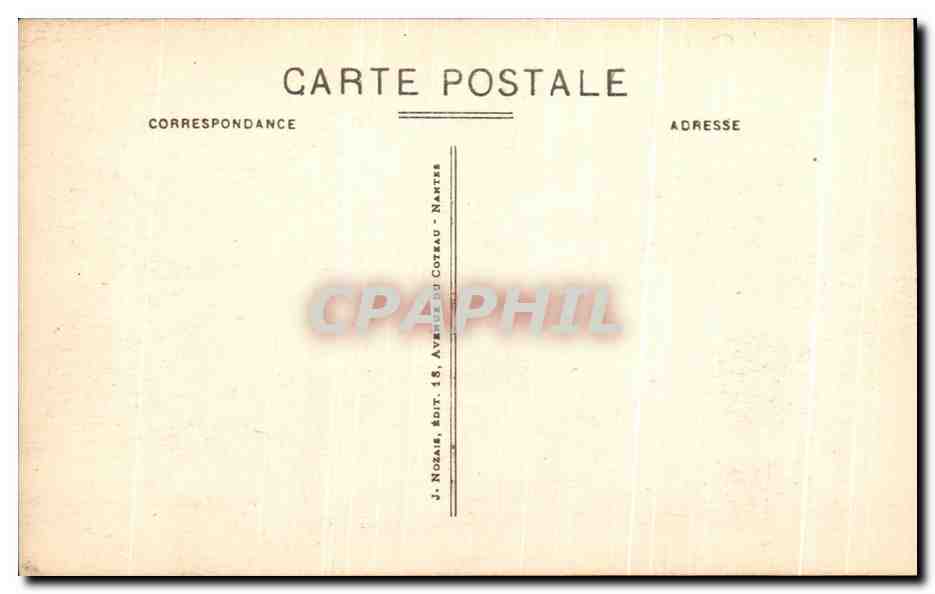 CPA Calvaire De Pontchateau Jesus Tombe La Seconde Fois — Rückseite