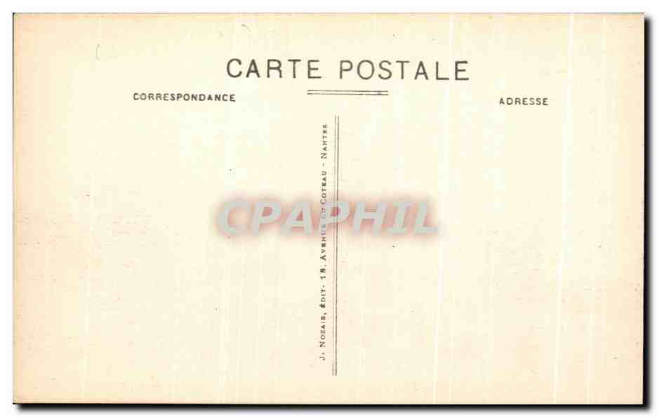 CPA Calvaire De Pontchateau Jesus Tombe Pour La Troisieme Fois — Rückseite
