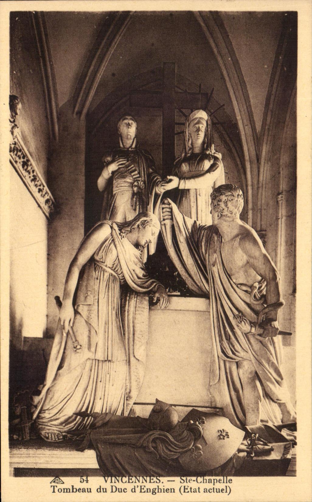 CPA Vincennes Ste Chapelle Tombeau Du Duc d'Enghien