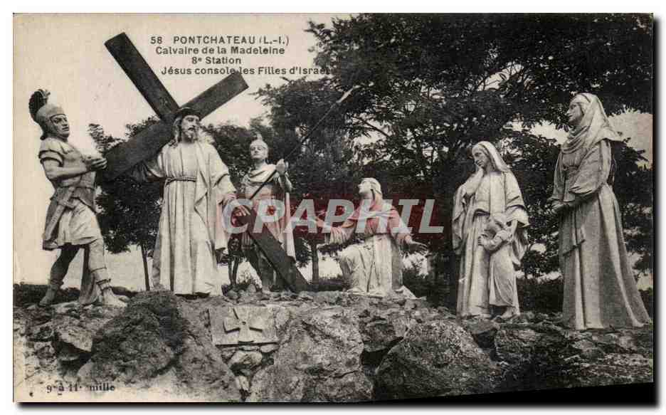 Calvaire de la Madeleine — 8e Station : Jésus console les Filles d'Israël — Pontchâteau (Loire-Inférieure)