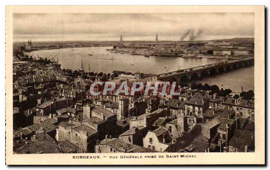 CPA Bordeaux Vue Generale Le Prise De Saint Michel