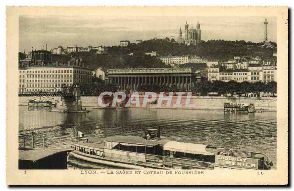 Lyon — La Saône et Coteau de Fourvière — LL