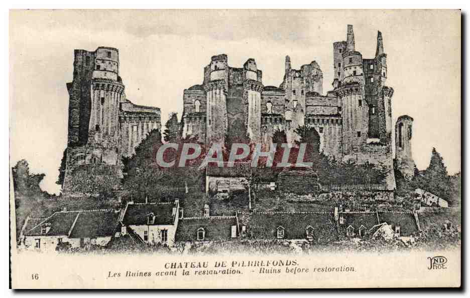 Château de Pilhreffonds — Ruines avant la restauration — JND Phot.