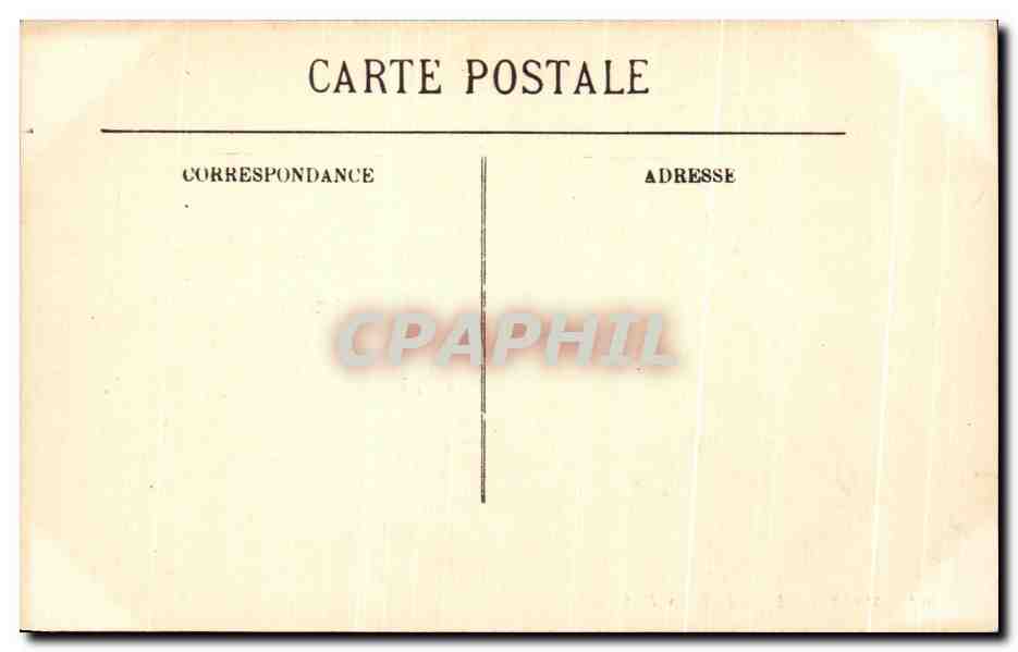CPA Merseille Le Vieux Port Bateaux — Verso