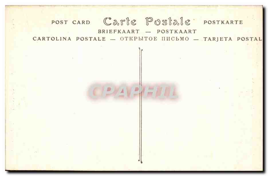 CPA Chateau de la Malmaison Harpe  — Rückseite