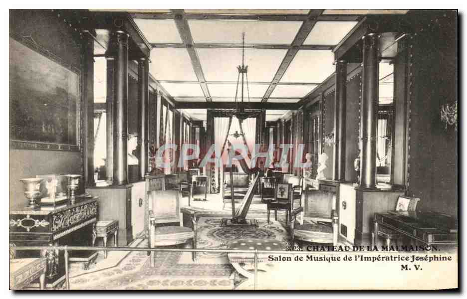CPA Chateau de la Malmaison Salon de Musique de l'Imperatrice Josephine