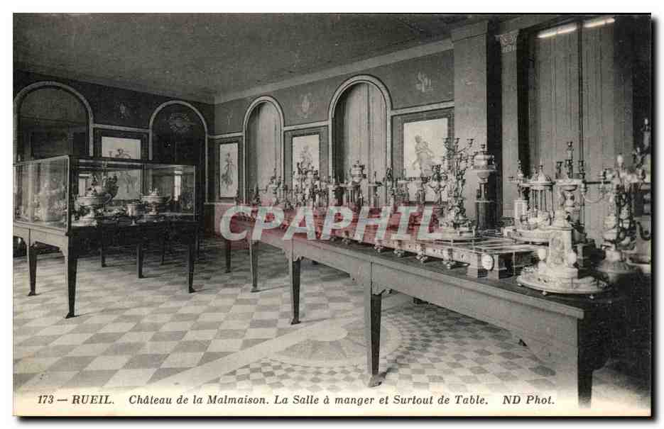 CPA Rueil Chateau de la Malmaison La Salle a manger et Surtoul de Table