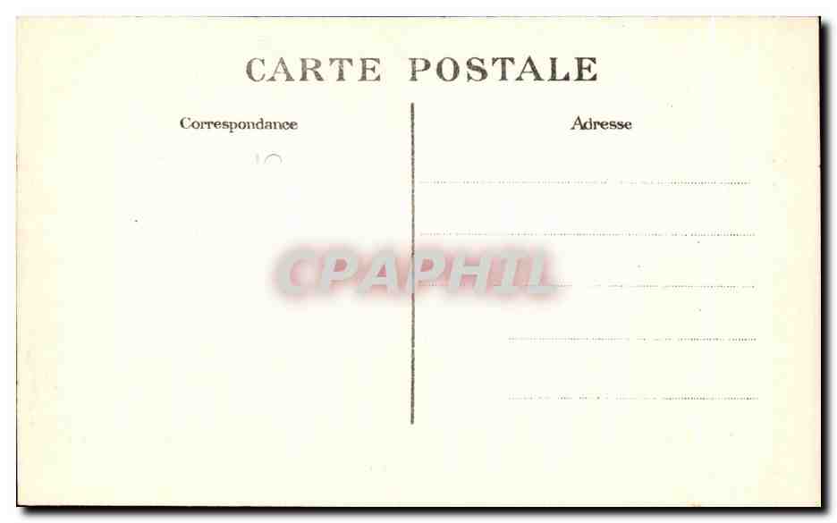 CPA Rueil Chateau de la Malmaison Surlouts de table Offerts a L'Empereur Napoleon — Rückseite