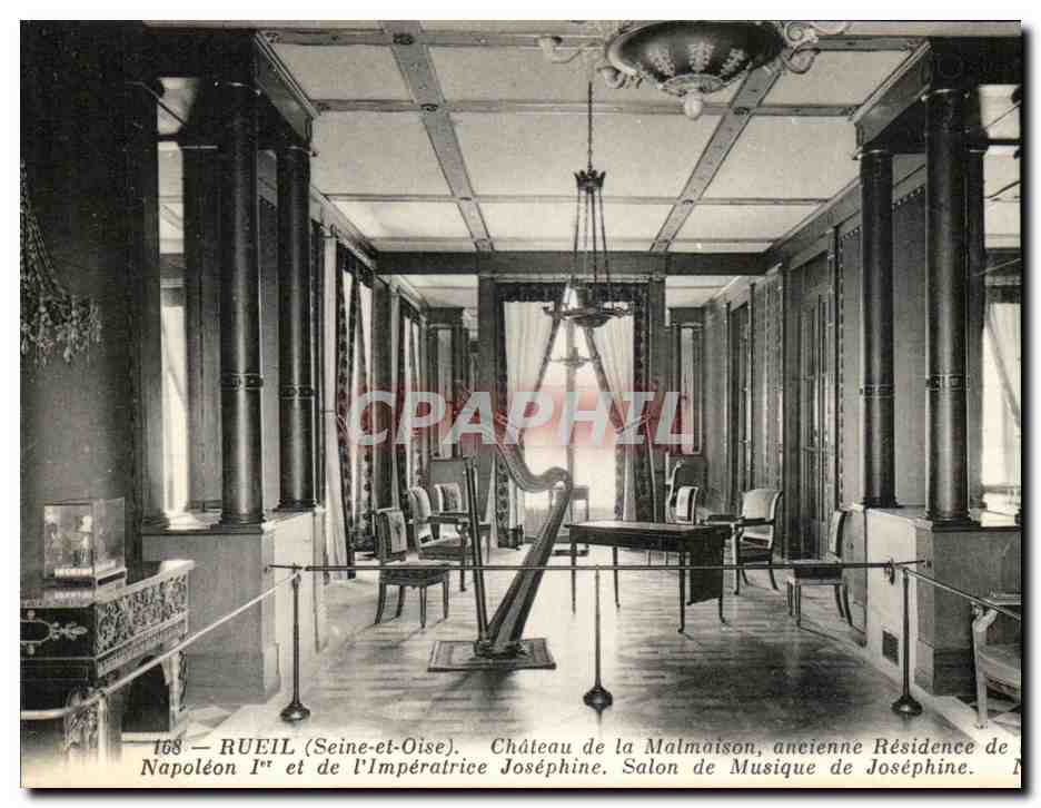 CPA Rueil Chateau De La Malmaison Ancienne Residence De Napoleon Et De l'Imperatrice Josephine Harpe