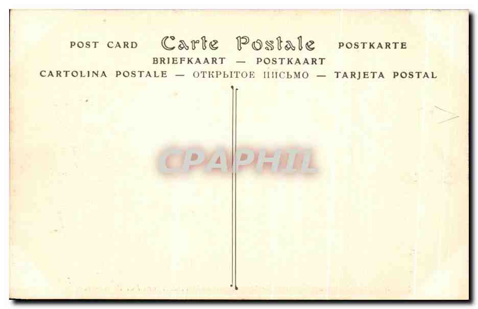 CPA Rueil Parc Du Chateau De La Malmaison Cabinet De Travail De l'Empereur — Rückseite