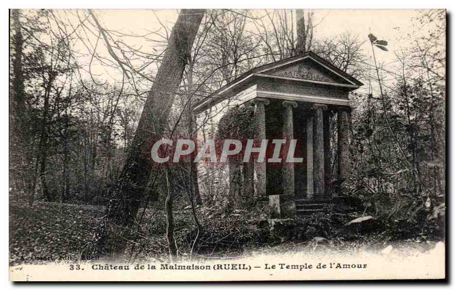 CPA Chateau De La Malmaison Le Temple de l'Amour