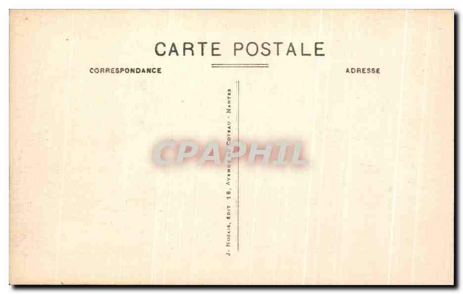 CPA Calvaire De Pontchateau Jesus Est Charge De Sa Croix — Rückseite
