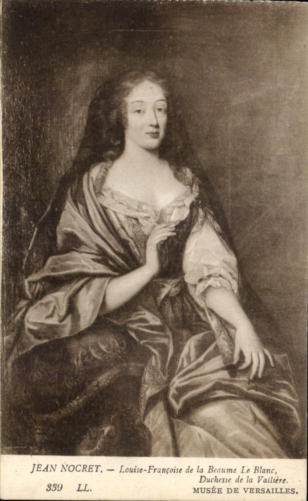 CPA Jean Nocret Louise Francoise De La Beaume Le Blanc Duchesse De La Valliere Musee De Versailles