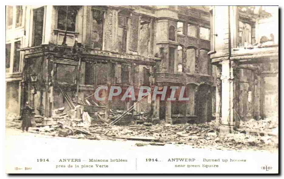 Anvers — Maisons brûlées près de la place Verte — Sérir, n°15
