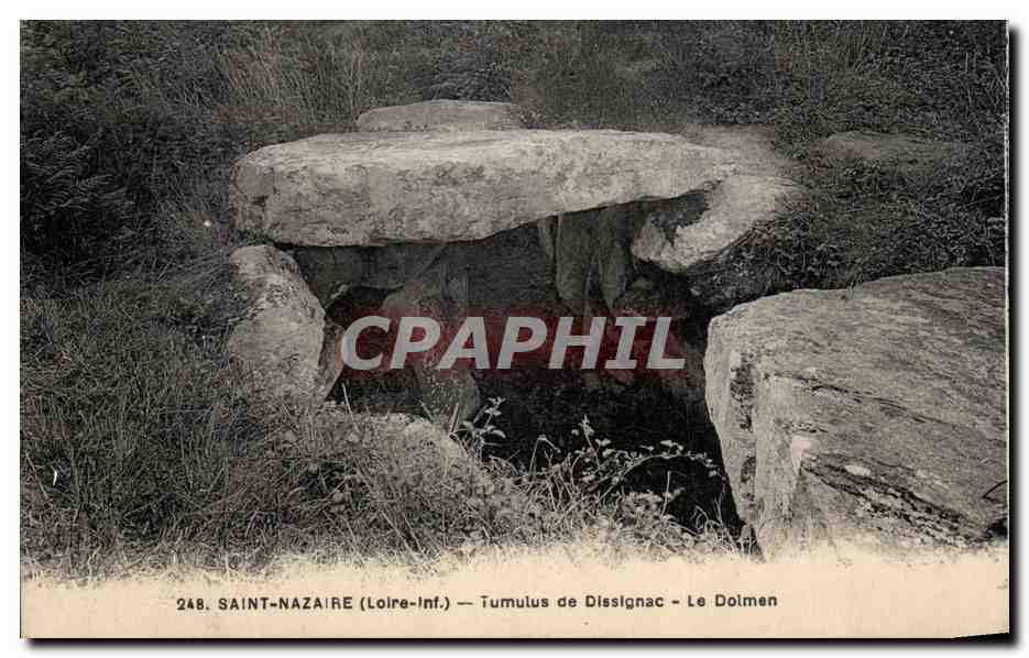Saint-Nazaire (Loire-Inf.) — Tumulus de Dissignac — Le Dolmen