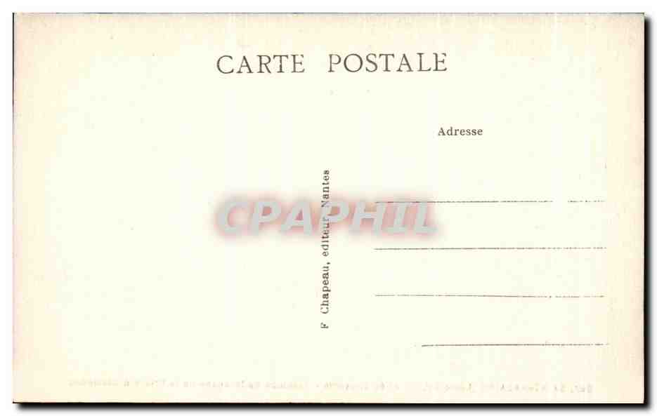 CPA Saint Nazaire Allee Couverte Tumulus de la Bosse de la Priere a Disslgnac — Rückseite