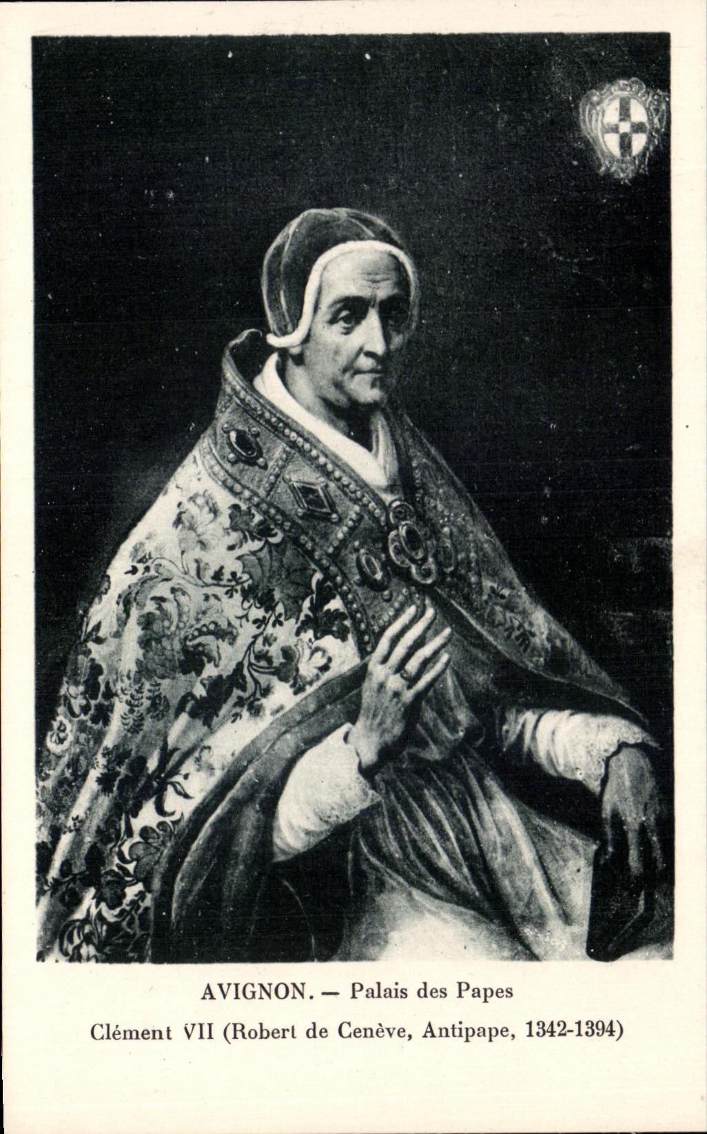 CPA Avignon Palais des Papes Clement VII Robert de Geneve 1342 1394