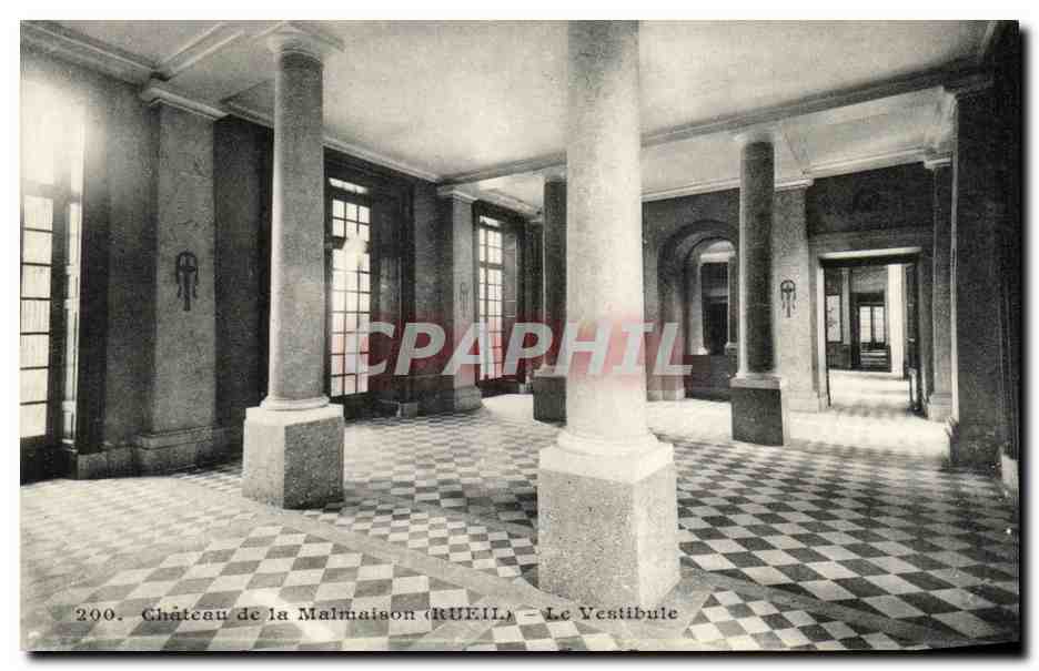 CPA Chateau de la Malmaison Rueil Le Vestibule
