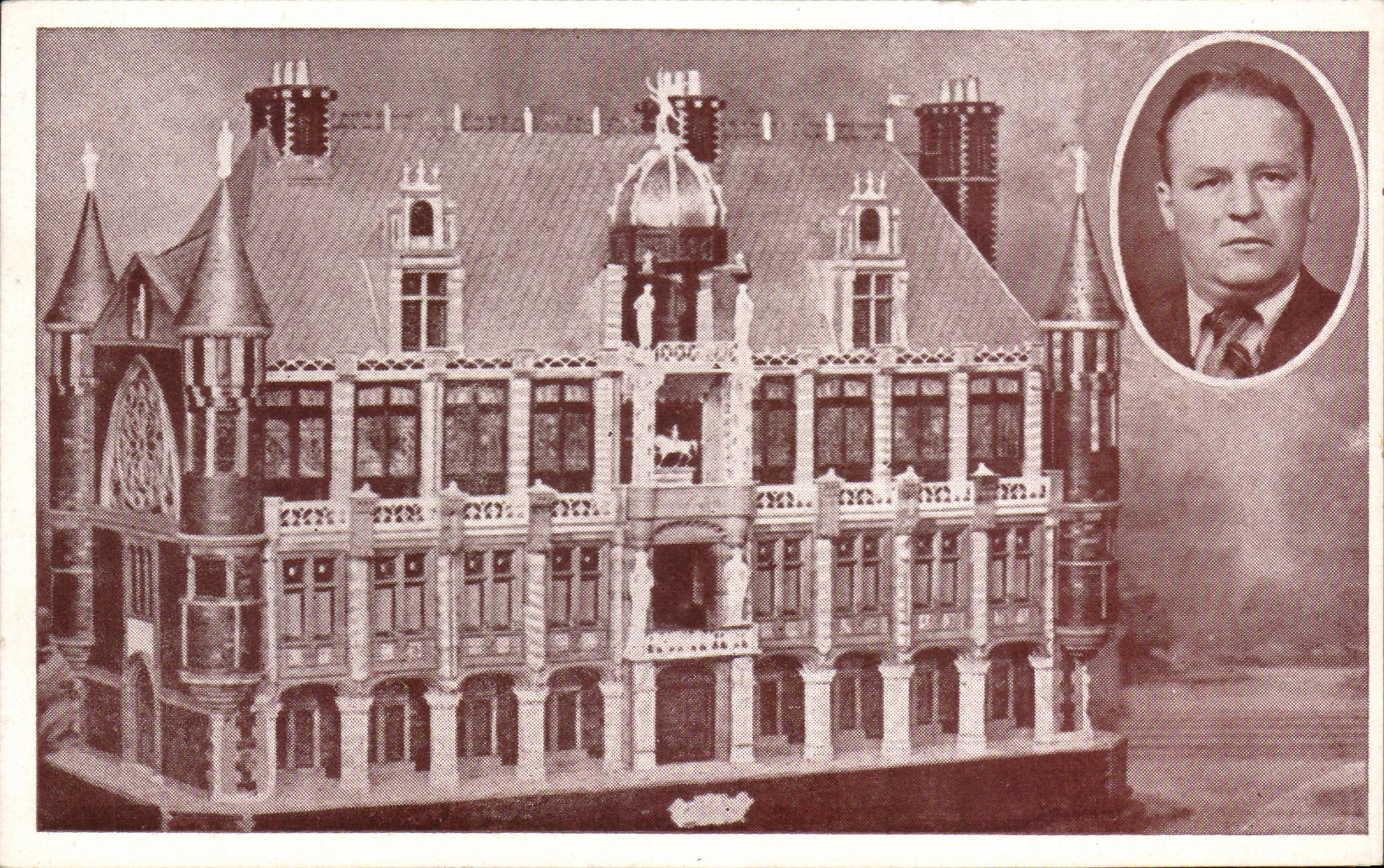 CPA Chateau Des Reves Executee par un Sourd Muet Brestois Brest 