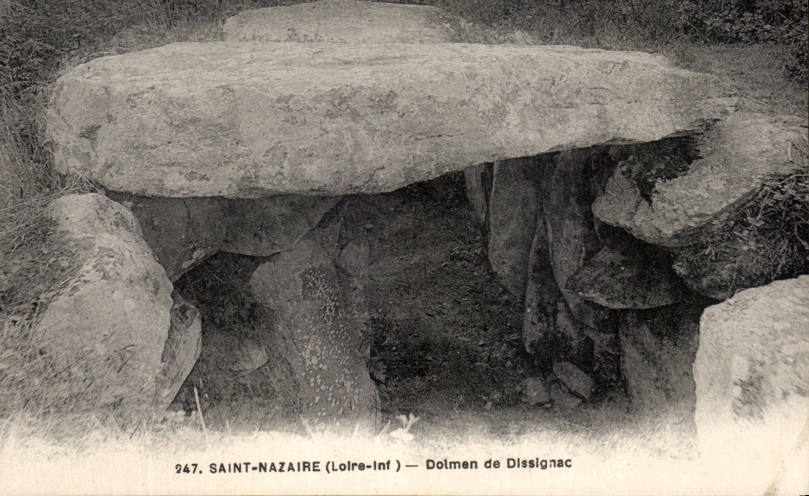 CPA Saint Nazaire Dolmen de Dissignac