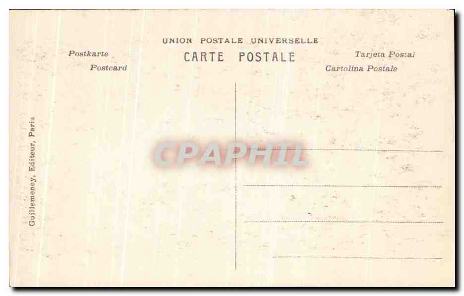 CPA Les Fresques du Pantheon Puvis de Chavannes Sainte Genevieve Veillant sur Paris  — Verso