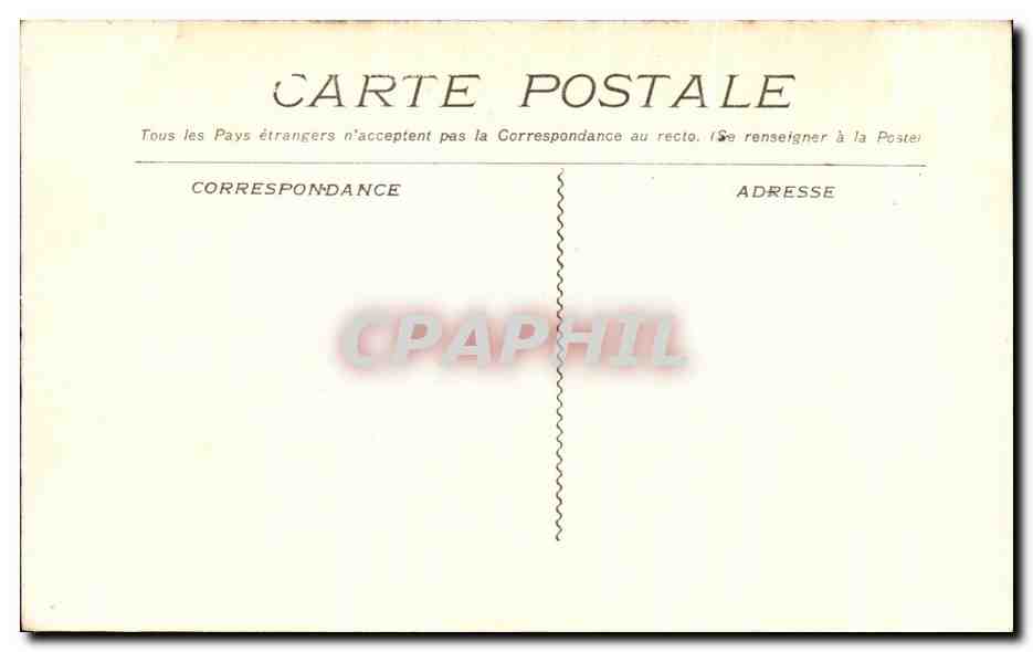 CPA Merseille Entree Du Vieux Port Transbordeur — Verso