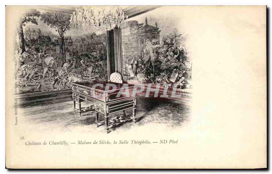 Schloss Chantilly — Maison de Silvie, der Saal Théophile — Yves Rouxneal, Nr. 28