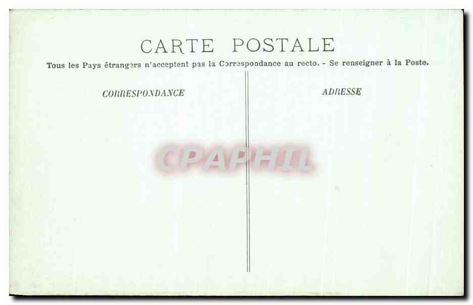 CPA Compiegne Le Chateau La Facade sur le parc — Verso