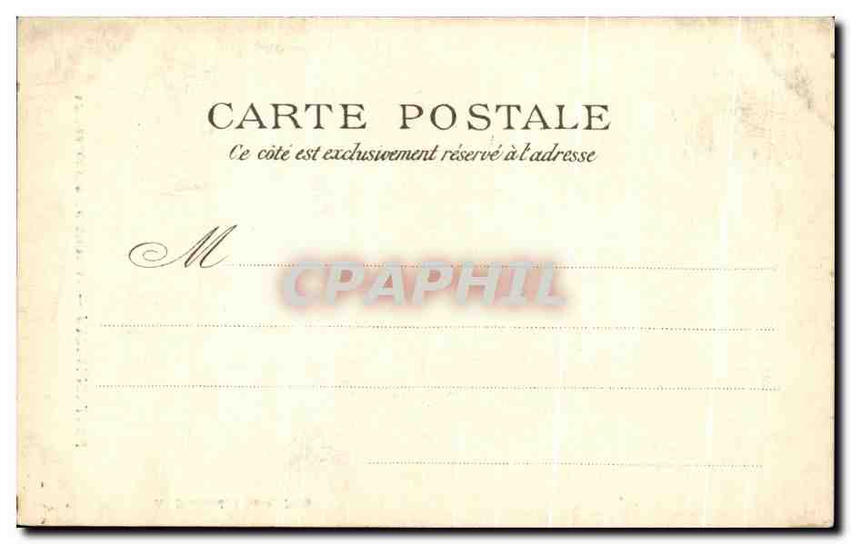 Fontainebleau — La Croix du Grand Veneur — A. Brossard, uitgever, Parijs — Achterkant
