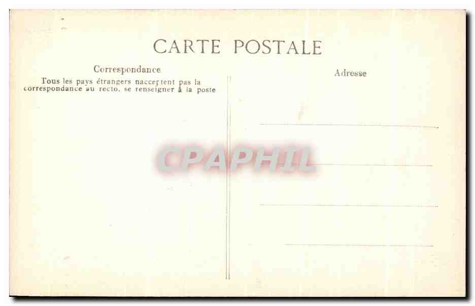 CPA Josephine Imperatrice Des Francais Malmaison  — Rückseite