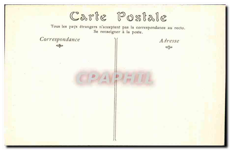 CPA Chateau De La Malmaison Vers 1806 Cote De l'Arrivee — Rückseite