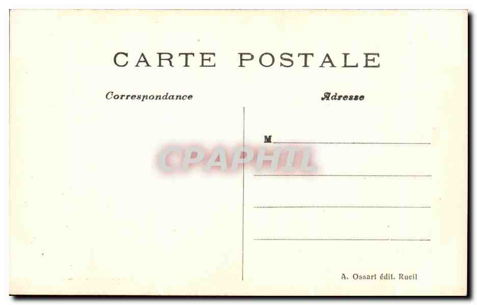 CPA Rueil Parc De La Malmaison — Rückseite
