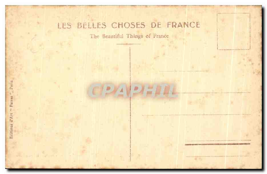 CPA Chateau De La Malmaison Le Cabinet De travail de Napoleon 1er — Rückseite