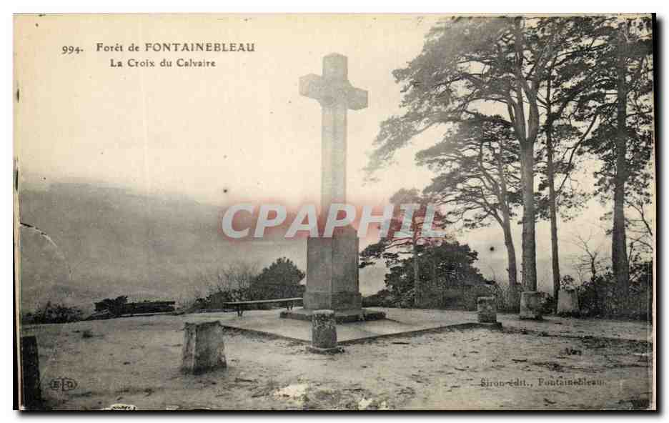 Forêt de Fontainebleau — La Croix du Calvaire — Siron-édit, Fontainebleau