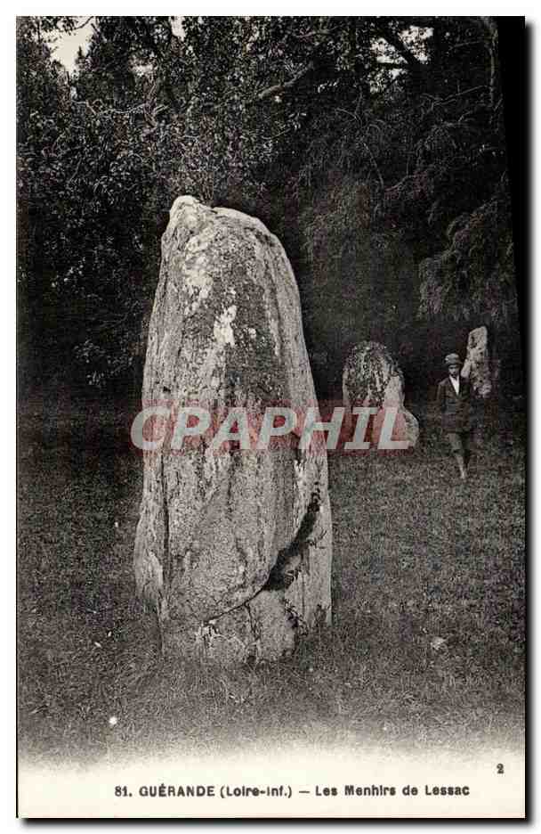 CPA Guerande Les Menhirs De Lessac